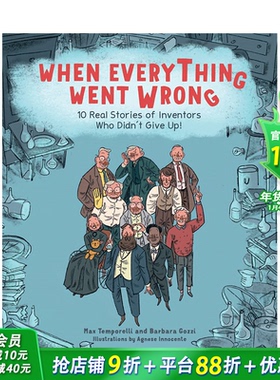 【预售】英文原版 当一切都错了的时候When Everything Went Wrong 6岁+英语儿童漫画绘本 精装 进口图书 善优童书