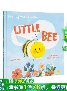 【现货】英文原版 小蜜蜂的一天 Little Bee: A Day in the Life of the Bee Brood 亲子英语 趣味儿童绘本 蜜蜂知识 3-6岁