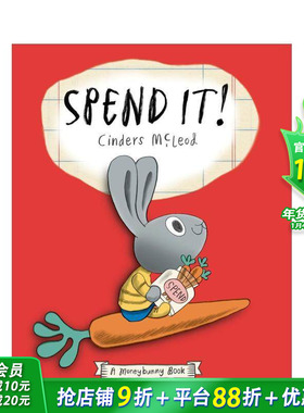 【现货】花掉它! 金钱宝典 Spend It! Moneybun-Exp-Prop 财商培养 英文儿童插画故事绘本 进口童书