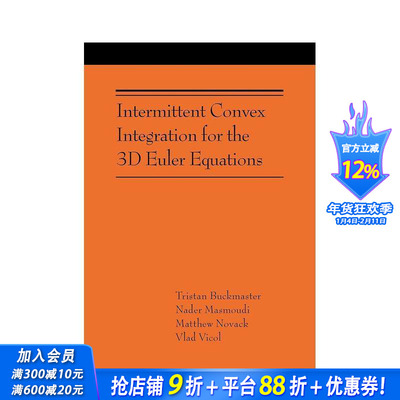 【预售】三维欧拉方程的间歇凸积分 Intermittent Convex Integration for the 3D Euler Equations 原版英文社会科学 正版进口书