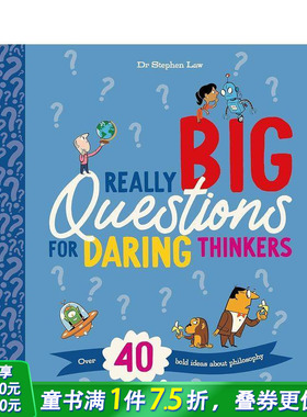 【现货】勇敢思考者的大问题 Really Big Questions For Daring Thinkers 英文儿童插画科普绘本 进口童书