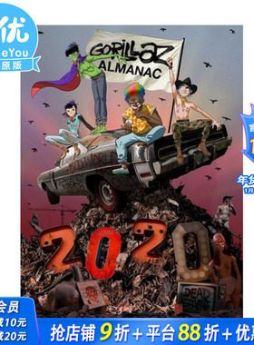 【预售】Gorillaz Almanac 街头霸王年鉴 摇滚乐队 漫画 英文原版图书籍进口正版 Gorillaz Z2 Comics【善优图书】