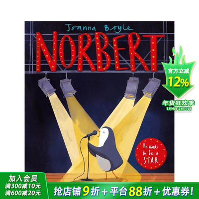 【预售】诺伯特 NORBERT 英文儿童插画故事绘本 进口童书