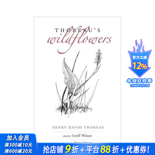 【预售】梭罗的野花 Thoreau's Wildflowers 英文插画原画设定集 正版进口书画册