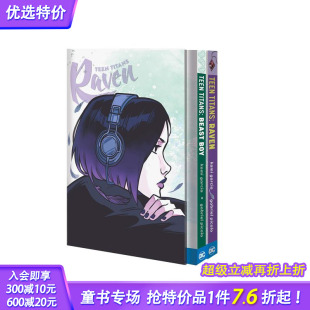套装 Boy 预售 2册 精装 少年泰坦 Beast Teen 绘本故事书小说 Raven 乌鸦和野兽男孩 and DC漫画 善优图书 Titans