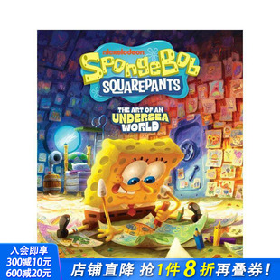 海绵宝宝25周年海底世界艺术设定集 SpongeBob 正版 预售 进口书 英文艺术插画原画设定集 预计2月出版 原版 SquarePants
