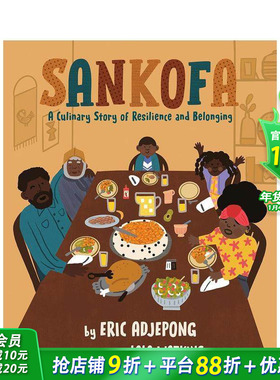 【预售】桑科法：一个关于韧性和归属感的烹饪故事 A Culinary Story of Resilience and Belonging英文儿童插画故事绘本进口童书