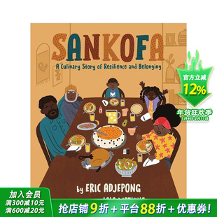 【预售】桑科法：一个关于韧性和归属感的烹饪故事 A Culinary Story of Resilience and Belonging英文儿童插画故事绘本进口童书