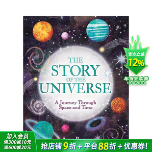 【预售】宇宙的故事：穿越时空之旅 The Story of the Universe:A Journey Through Space and Time英文儿童插画科普绘本进口童书