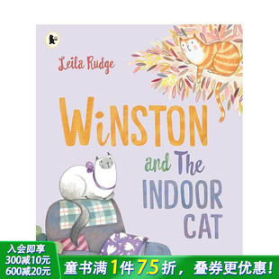 温斯顿和宅家猫 善优童书 儿童英语进口图书 Cat 现货 英文原版 艺术插画绘本 and Winston 3岁 the 动物趣味故事 Indoor
