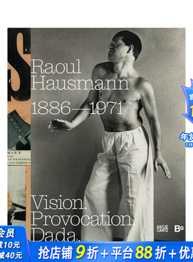 【预售】劳尔·豪斯曼(1886–1971)：视觉·挑衅·达达 Raoul Hausmann (1886–1971) 原版英文艺术画册画集 正版进口书