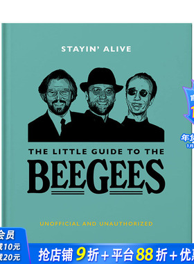 【预售】英文原版 比吉斯合唱团小书（非官方指南）The Little Guide to:the Bee Gees: Stayin' Alive 音乐 正版进口书籍