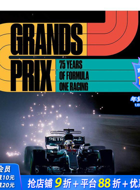 【预售】F1赛车：75年历史 Grands Prix: 75 Years of Formula One Racing 原版英文摄影作品集 正版进口书