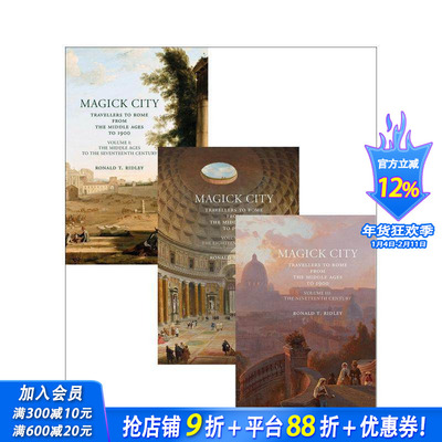【预售】魔法之城：中世纪至1900年间的罗马旅人 Magick City:Travellers to Rome from the Middle Ages to 1900 英文旅行进口书