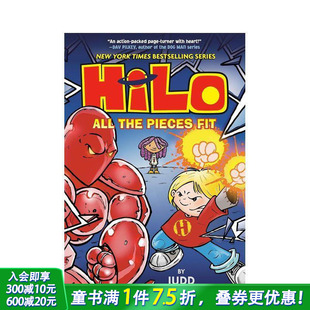 Fit 英文儿童漫画 6：所有部件都很合适 All The 希罗漫画系列 Hilo 原版 Pieces 预售