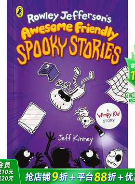 【现货】【小屁孩日记】罗利·杰斐逊恐怖故事集Awesome Friendly Spooky Stories 6-9岁桥梁书爆笑漫画英语读物【善优童书】