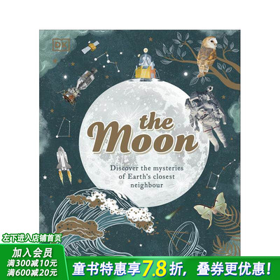 【预售】【DK太空探索】月球 【Space Explorers】The Moon 英文儿童插画科普绘本插图集 进口童书