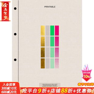 【预售】英文原版 可印刷:视觉设计中的印刷技术和效果 PRINTABLE 印刷版式色彩设计 正版进口图书画册 善优图书