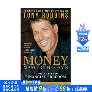【现货】吸引力法则大师Tony Robbins 金钱：掌握游戏 Money Master The Game 原版英文商业行销 正版进口书