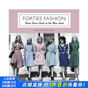 From 原版 现货 Siren Fashion 时尚 英文时尚 Look Suits 正版 the Forties New 四十年代 进口书