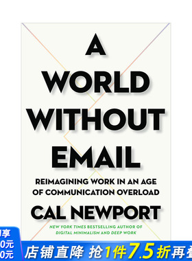 【现货】没有邮件的世界A World Without Email  有效工作法指南 英文原版 个人成长职能提升 职场个人逻辑能力锻炼