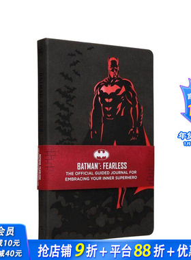 【预售】蝙蝠侠：无畏 The Official Guided Journal for Embracing Your Inner Superhero 原版英文生活 正版进口图书