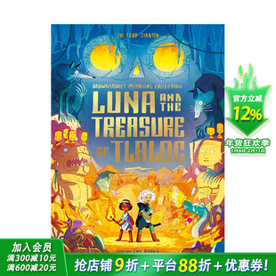 【现货】【Brownstone神话故事系列】露娜和特拉洛克宝藏 阿兹特克神话 Luna and the Treasure of Tlaloc 英文儿童漫画故事进口书