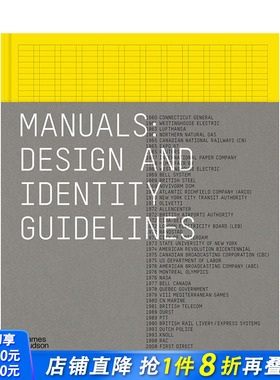 【现货】手册：企业形象设计指南 Manuals : Design and Identity Guidelines CI设计 原版英文综合设计