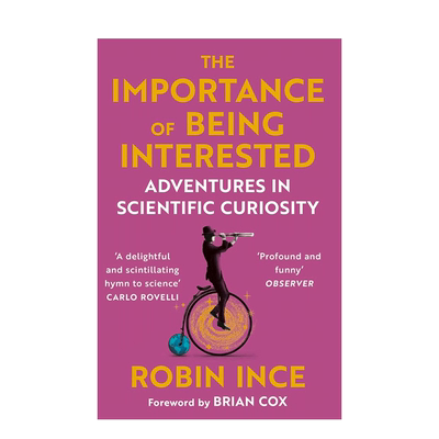 【现货】英文原版 感兴趣的重要性：科学好奇心的冒险 The Importance of Being Interested 社会科学 正版进口图书画册