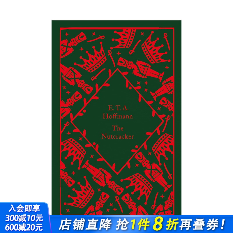 【预售】英文原版 【小布纹经典冬季系列】胡桃夹子 Little Clothbound Classics-Winter:The Nutcracker 世界文学 正版进口书