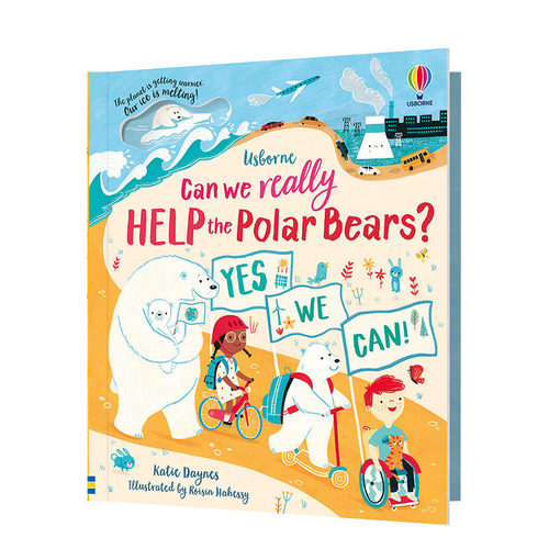 【现货】我们真的可以帮助北极熊吗Can We Really Help the Polar Bears? 4-8岁儿童自然科普故事绘本 Katie Daynes 精装英文原版