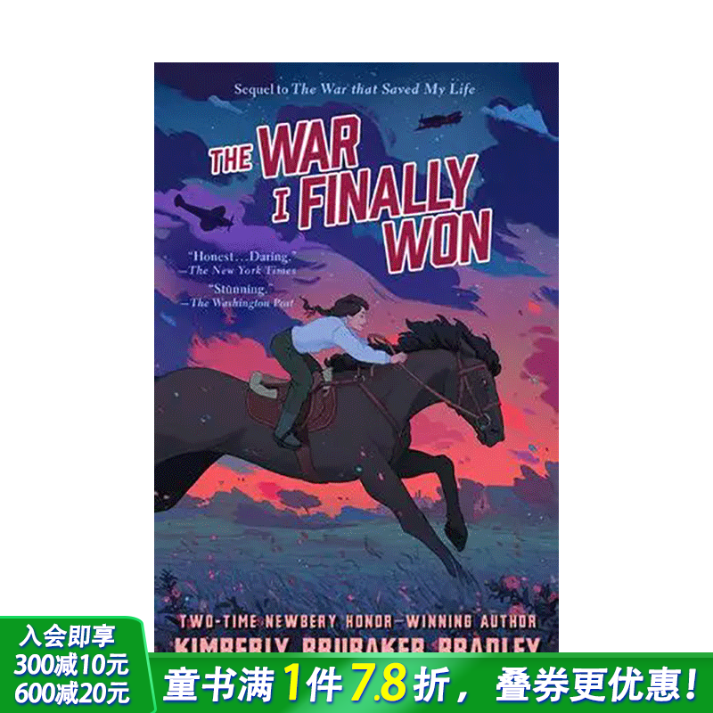 【现货】The War I Finally Won一战终于胜利了英文原版儿童故事阅读章节书 The War That Saved My Life续集【善优童书】书籍/杂志/报纸原版其它原图主图