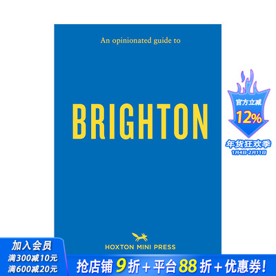 【现货】固执己见的布莱顿指南 【An Opinionated Guide】to Brighton 原版英文旅行 正版进口图书