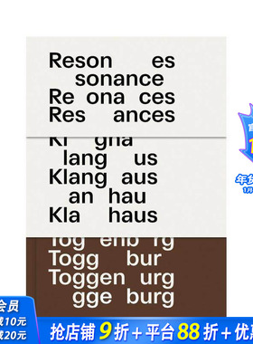 【预售】共振：托根堡之声韵屋 Resonances: Klanghaus Toggenburg 原版英文建筑设计 正版进口书
