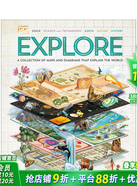 【现货】探索世界：主题地图及信息图表A Collection of Maps and Diagrams That Explain theWorld 英文儿童插画科普绘本 进口书