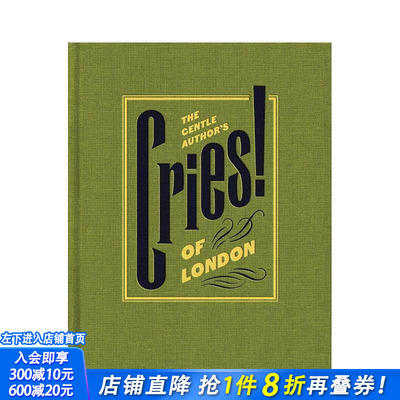 【现货】温柔作家的伦敦呐喊 The Gentle Author’s Cries of London 原版英文艺术画册画集 正版进口书