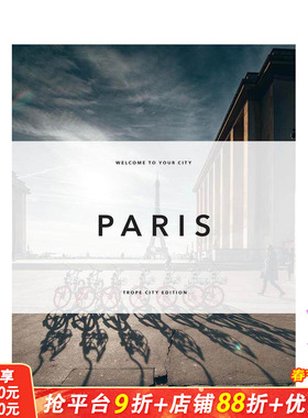 【预售】【Trope城市影像系列】巴黎 【Trope City Editions】Trope Paris 原版英文摄影作品集人文景观 正版进口书