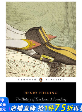 【预售】The History of Tom Jones，弃儿汤姆·琼斯的故事 Henry Fielding亨利·菲尔丁作品 英文原版
