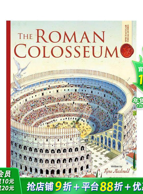 【预售】罗马斗兽场：震撼视觉指南 Roman Colosseum: Spectacular Visual Guides 英文儿童插画科普绘本 进口童书
