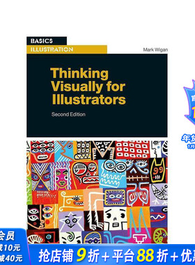【现货】插画家的视觉思维 Thinking Visually for Illustrators 原版英文艺术插画原画设定集 正版进口书