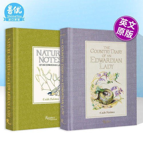 【现货】1906英伦乡野手记+续集（多册选拍）The Country Diary of an Edwardian Lady 英文原版手绘植物插画艺术正版进口图书