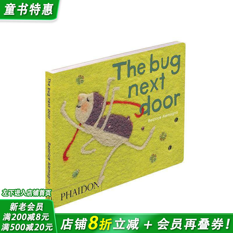 【预售】隔壁的小虫子 The Bug Next Door 英文儿童插画故事绘本 进口童书