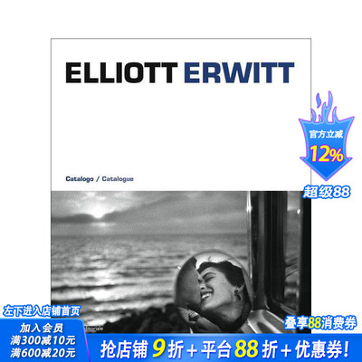 【预售】艾略特·厄维特：136幅黑白照片回顾马格南大师摄影生涯 Elliott Erwitt 原版英文摄影作品集 正版进口书