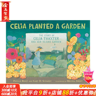 【预售】西莉亚的花园 Celia Planted a Garden 英文儿童插画科普故事绘本 进口童书