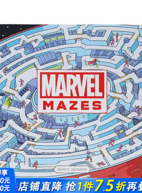 【预售】漫威迷宫 Marvel Mazes 原版英文生活综合 正版进口书