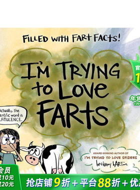 【预售】我正在努力爱上屁 I'm Trying To Love Farts 英文儿童插画科普故事绘本 进口童书爆笑消化系统科普