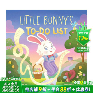 【预售】魔法清单:兔宝宝的代办清单 【Magical List】Little Bunny's To-Do List 英文儿童插画故事绘本 进口童书复活节绘本