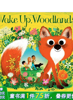 【现货】苏醒吧，树林 Wake Up， Woodlands 英文儿童插画故事绘本 进口童书