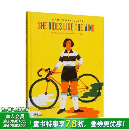 【现货】She Rides Like the Wind单车环意女车手Alfonsina Strada【善优童书】