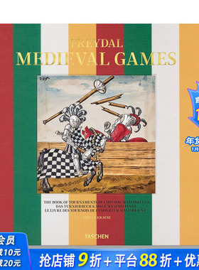 【现货】Freydal. Medieval Games. The Book of Tournaments of Emperor Maximilian I，中世纪的游戏.马西米兰一世的比武书